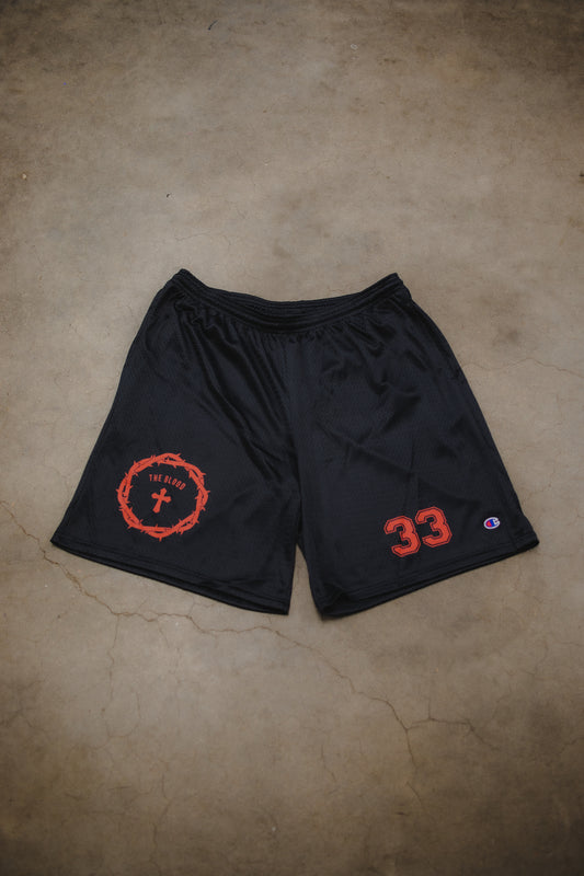 "The Blood" Black Shorts