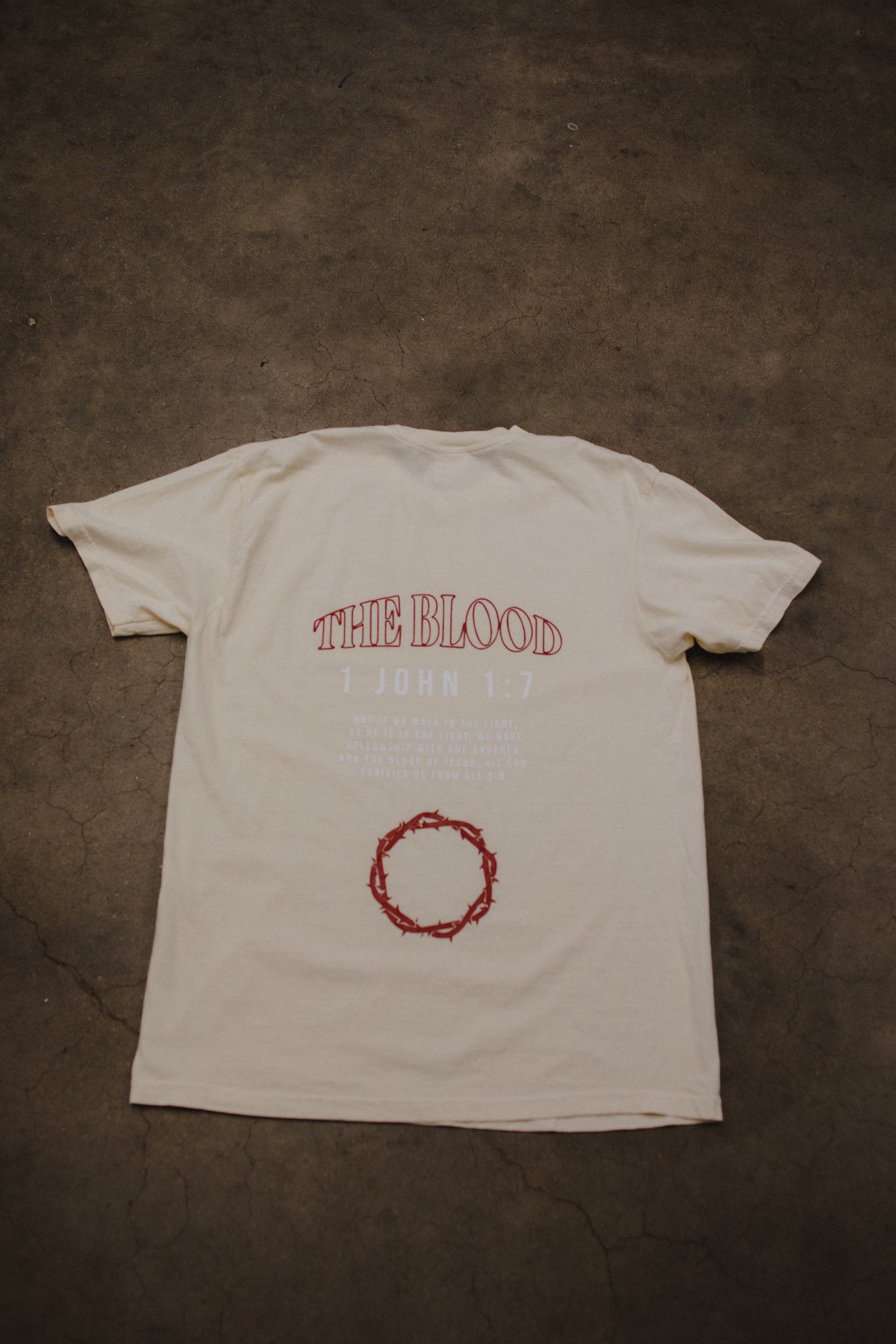 'The Blood' Cream Short Sleeve